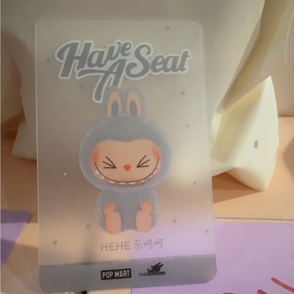 Pop Mart Have A Seat Authentic Labubu HEHE - Picture 2 of 7